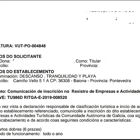 O Fogar De Susana Baiona Exterior photo